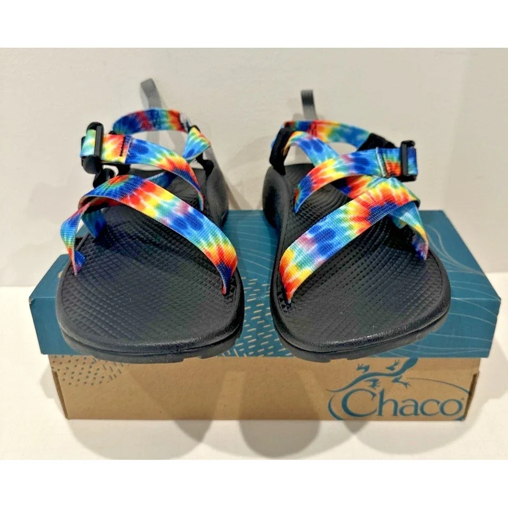 Chaco Youth Size 6M/EU 37 Z1 Ecotread Tie Dye Strap Sandals Washable